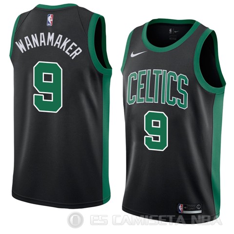 Camiseta Brad Wanamaker #9 Boston Celtics Statement 2017-18 Negro - Haga un click en la imagen para cerrar